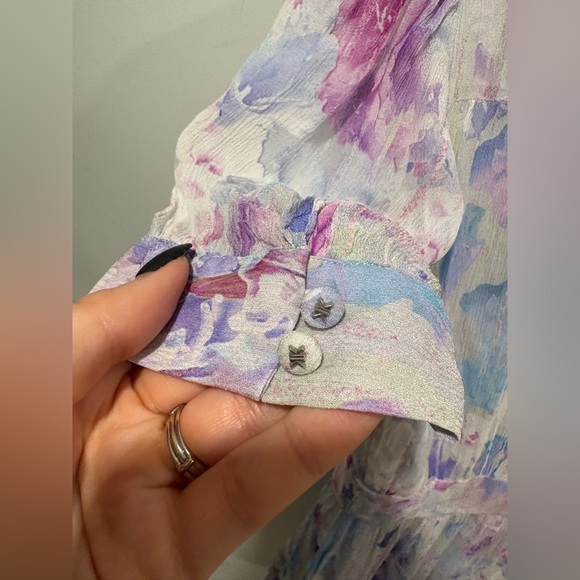 The Kooples Women's Printed Short Dress with Frills - Picture 7 of 13